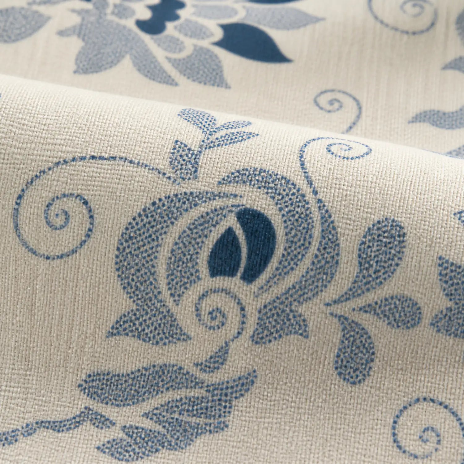 Nivra Blue Floral Printed Double Bedsheet with 2 Pillow Covers – Elegant Contemporary Design