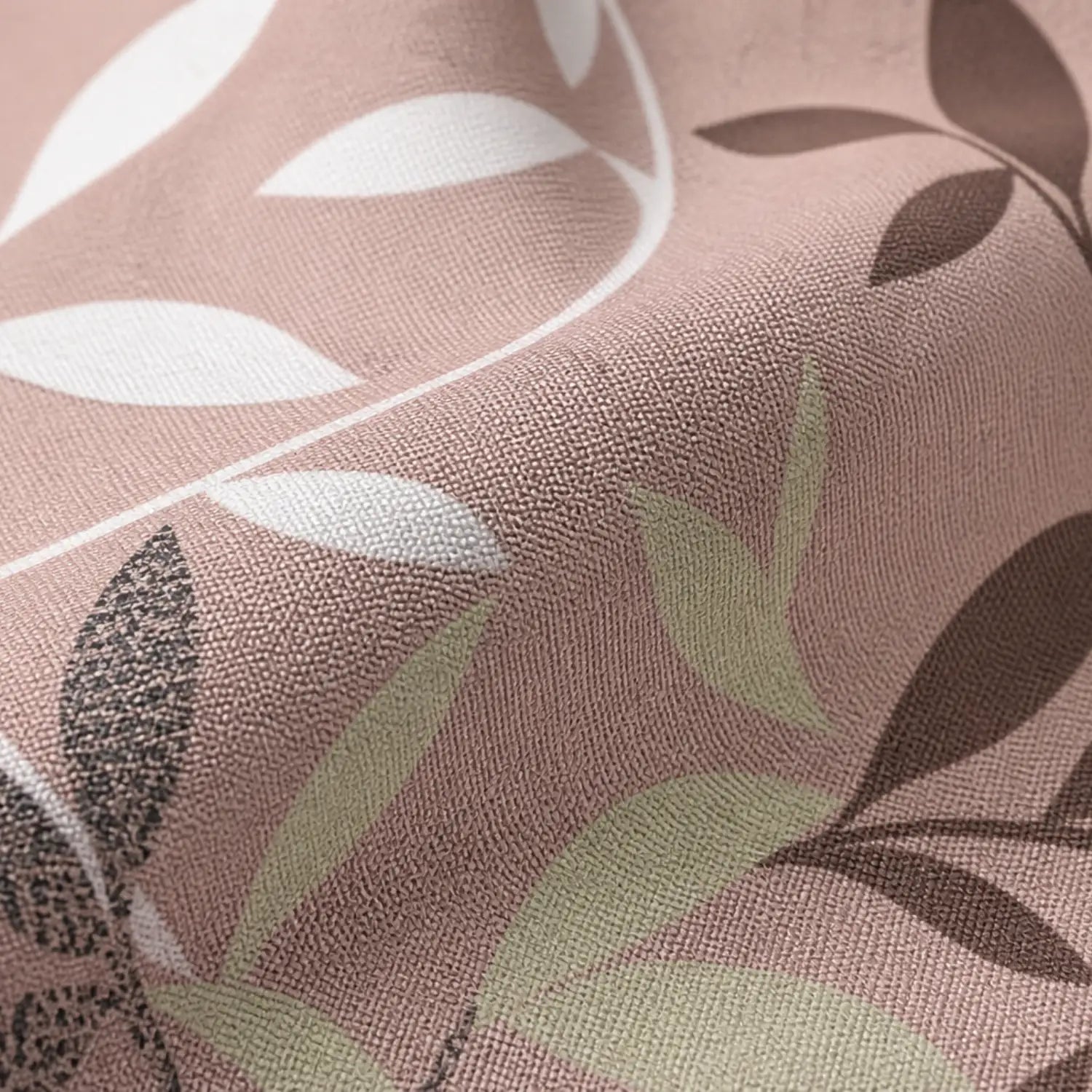 Aroha Pink Floral Double Bedsheet with Pillow Covers | Soft Cotton Printed Bedsheet